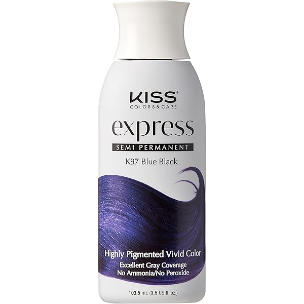 Amazon.com : Kiss Express Semi-Permanent Hair Color – Vivid